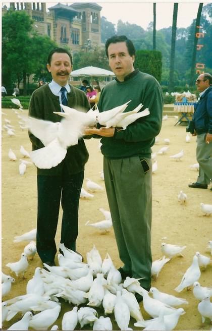 VISITA EA2KL-EA7TV 1991